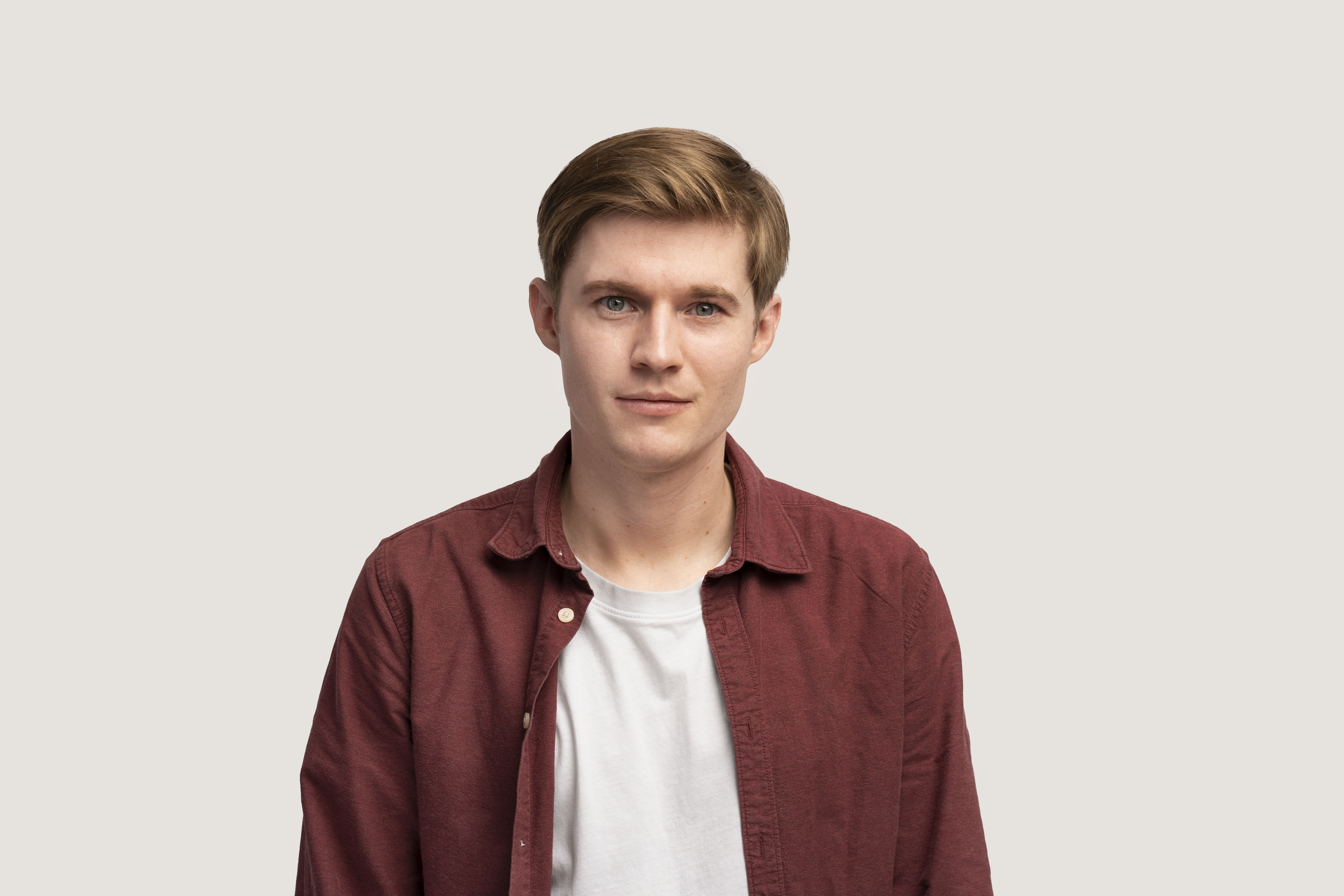 medium shot man sticking out tongue